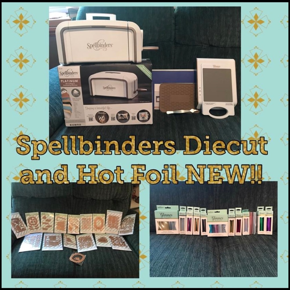 SPELLBINDERS Diecut and Glimmer Hot Foil systems